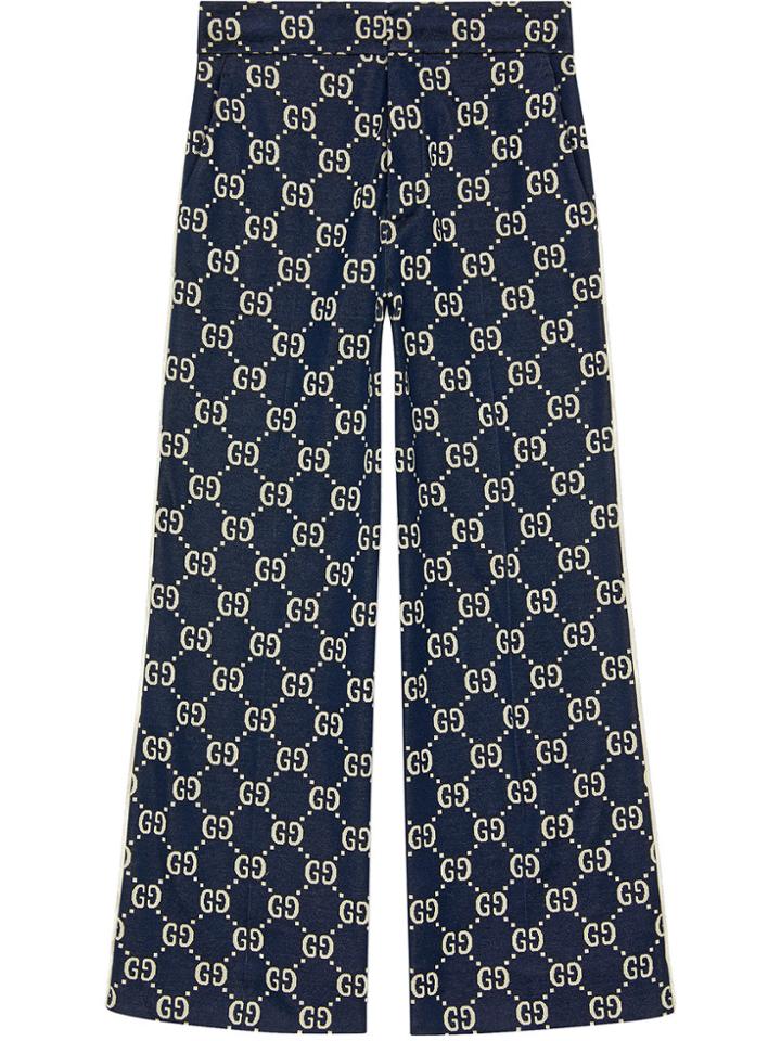 Gucci Gg Jersey Pant - Blue