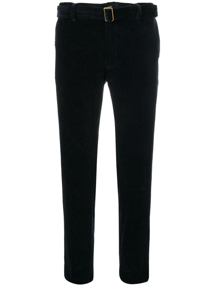 08sircus Cord Straight-leg Trousers - Blue