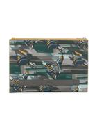 Furla Printed Clutch - Yellow