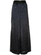 Sacai Polka Dot Palazzo Trousers - Black