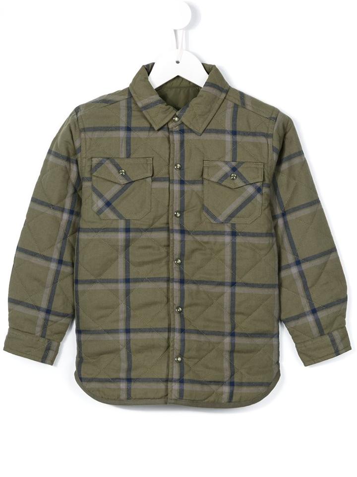 Stella Mccartney Kids 'hunter' Reversible Padded Shirt