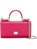 Dolce & Gabbana Mini 'von' Shoulder Bag - Pink & Purple