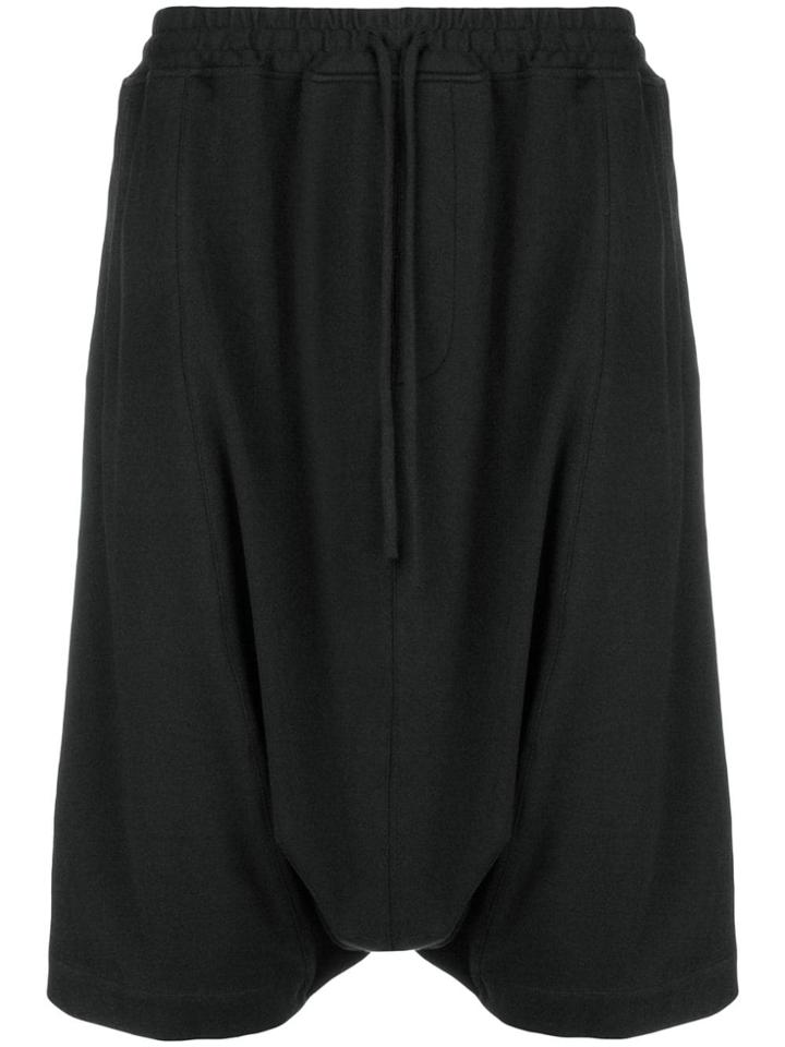 Unconditional Cropped Harem Trousers - Black