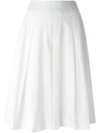 Cacharel Pleated Eyelet Skirt