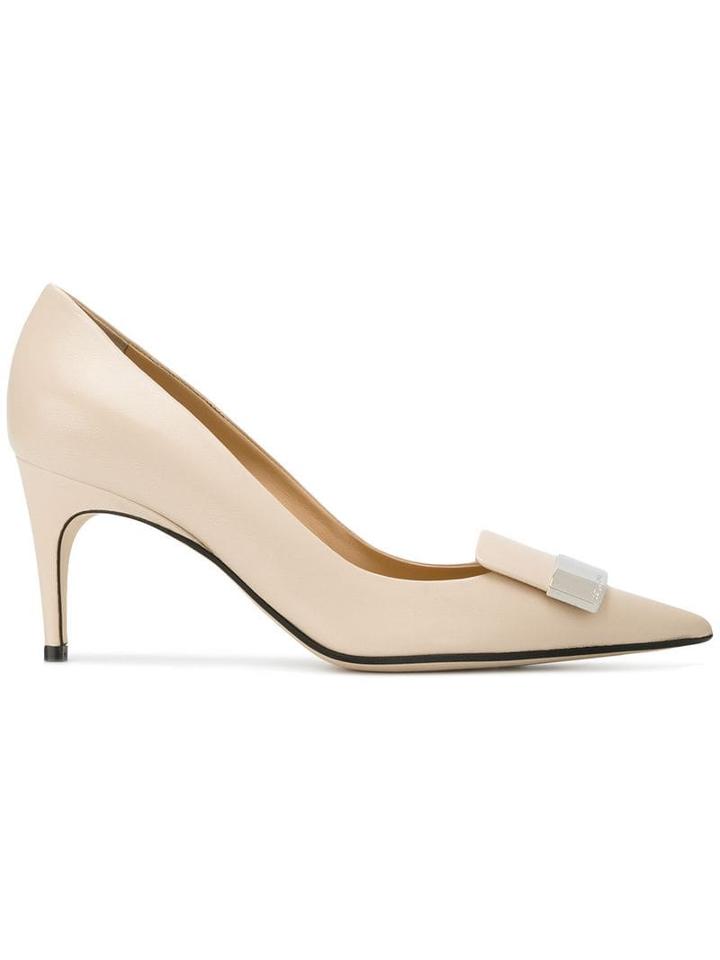 Sergio Rossi Sr1 Mid Pumps - Neutrals