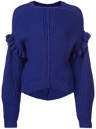 Jason Wu Structured Knit Sweater - Blue
