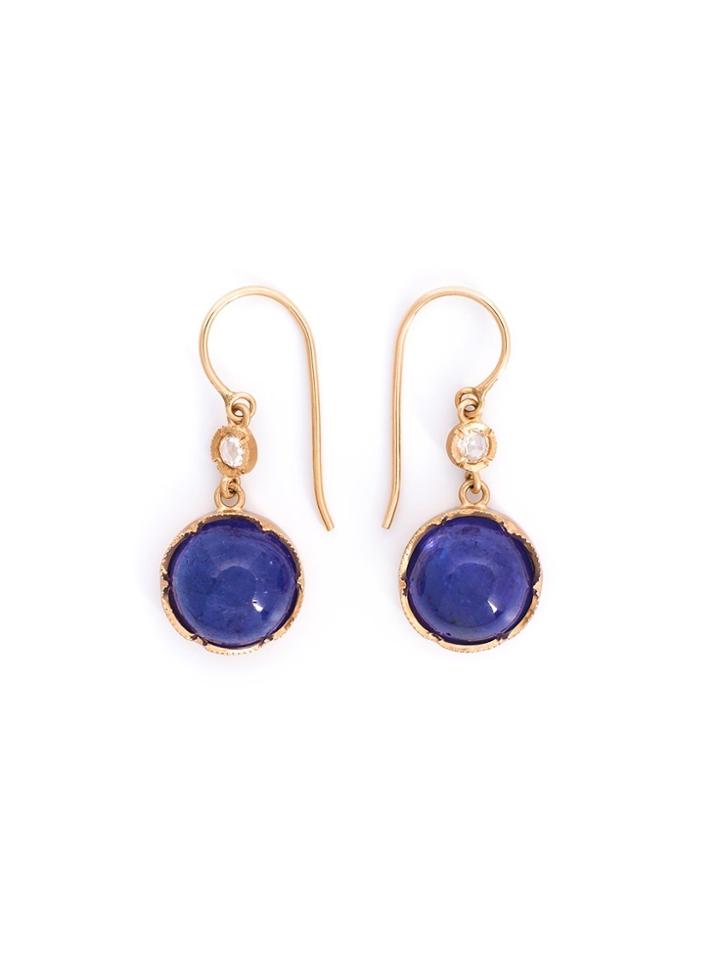 Irene Neuwirth Tanzanite And Diamond Drop Earrings - Metallic