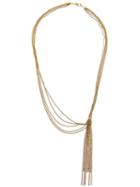 Wouters & Hendrix Gold 'knot' Tassle Necklace, Women's, Metallic