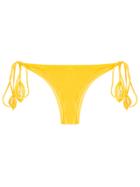Martha Medeiros Side Tie Bikini Bottom - Yellow & Orange