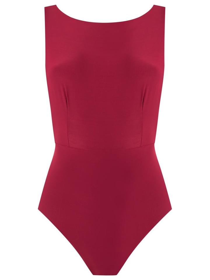 Haight Panelled Swimsuit, Women's, Size: P, Red, Polyamide/spandex/elastane