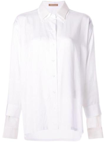 Nehera Oversized Layered Shirt - White