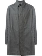 Ami Alexandre Mattiussi Long Mac Coat, Men's, Size: Small, Black, Polyamide/wool