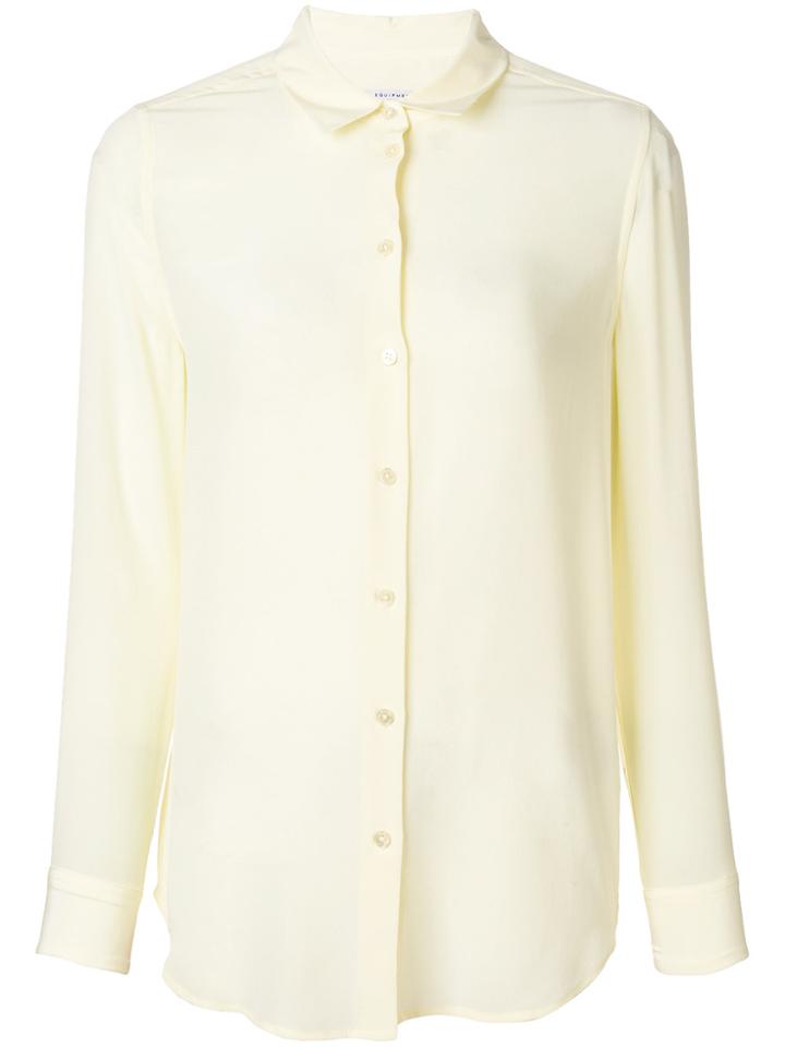 Equipment Button Up Shirt - Yellow & Orange