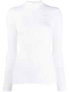 Courrèges Turtleneck Sweatshirt - White