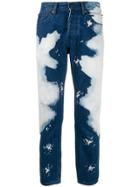 Calvin Klein Jeans Est. 1978 Random Bleach Slim-fit Jeans - Blue