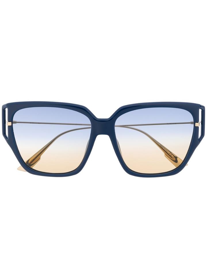 Dior Eyewear Diordirection3f Square-frame Sunglasses - Gold
