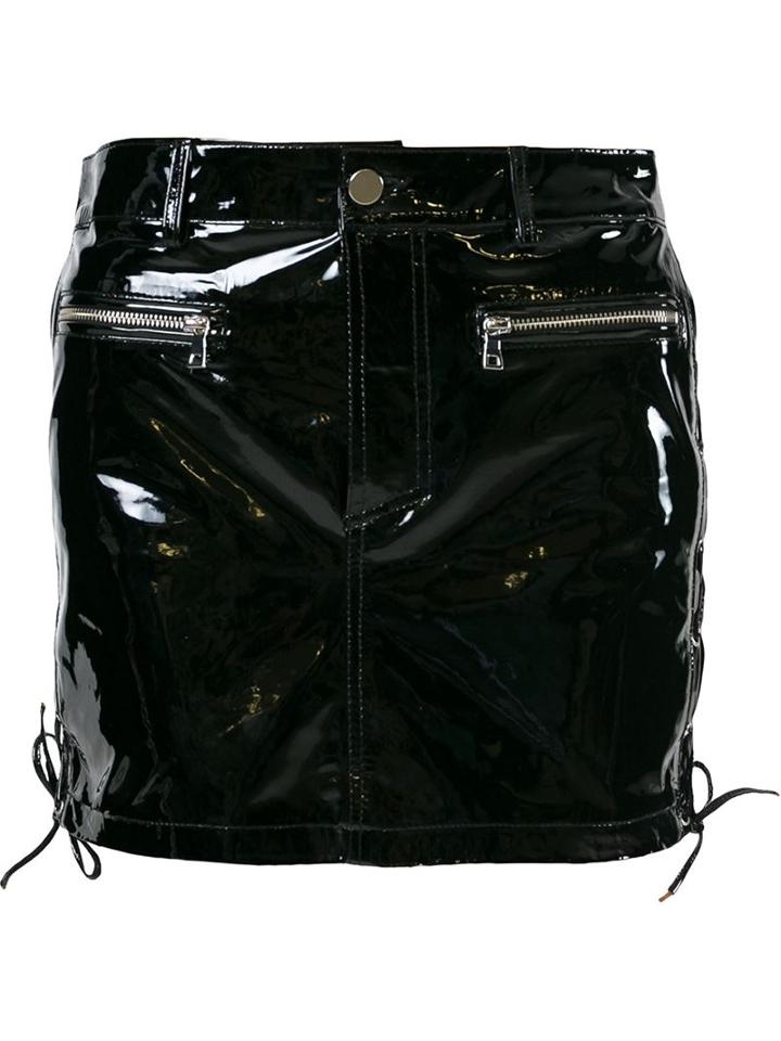 Filles A Papa Shiny Mini Skirt