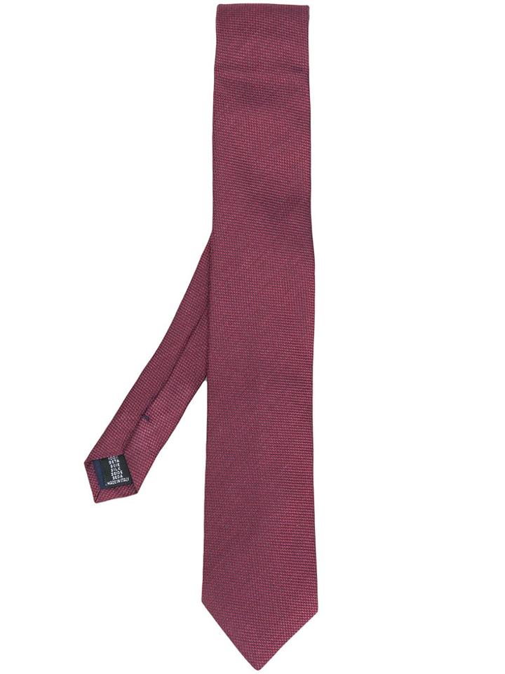 Tonello Pointed Tip Tie - Red