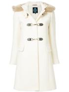Guild Prime Hooded Duffle Coat - White