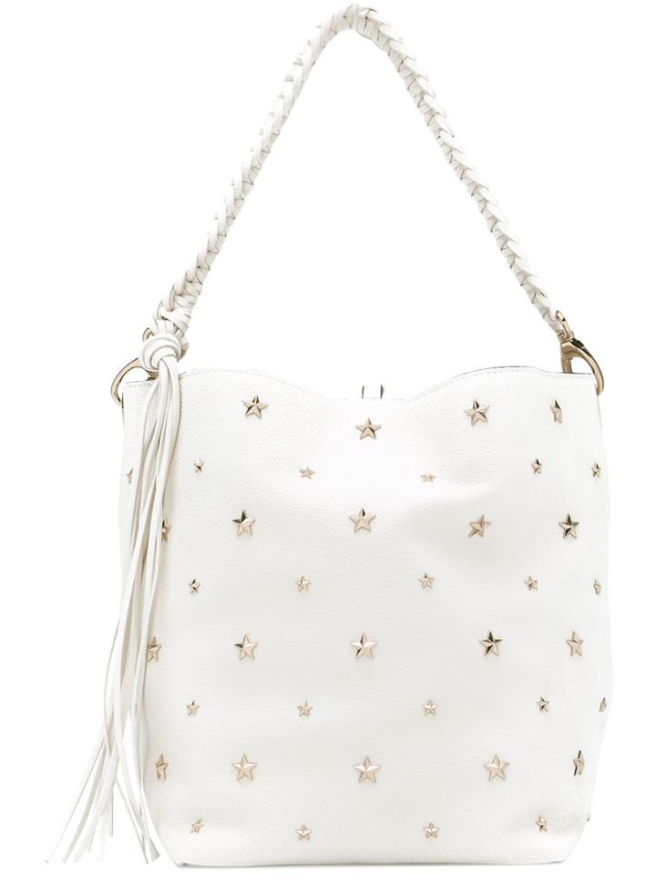 Red Valentino Star Detail Tote Bag - White