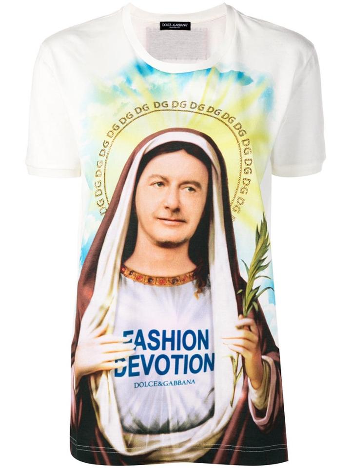 Dolce & Gabbana Fashion Saint T-shirt - White