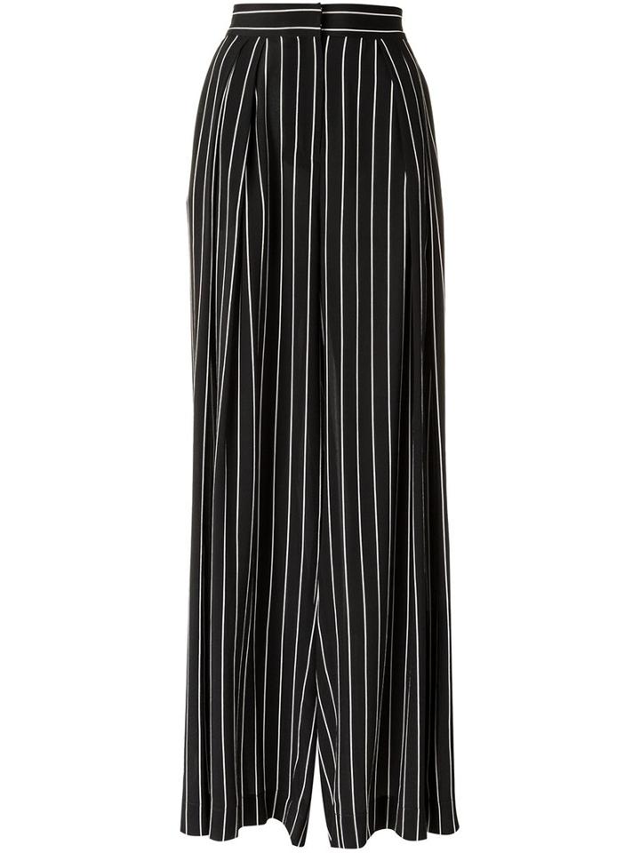 Andrea Marques - Silk Trousers - Women - Silk - 40, Black, Silk