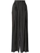 Andrea Marques - Silk Trousers - Women - Silk - 40, Black, Silk