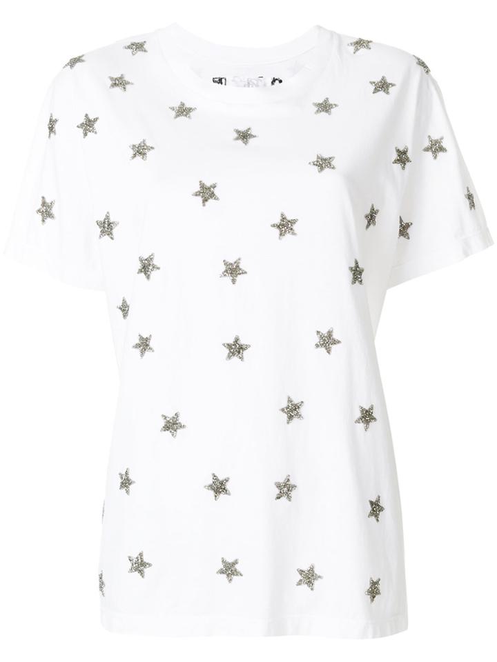 As65 Star Embellished T-shirt - White