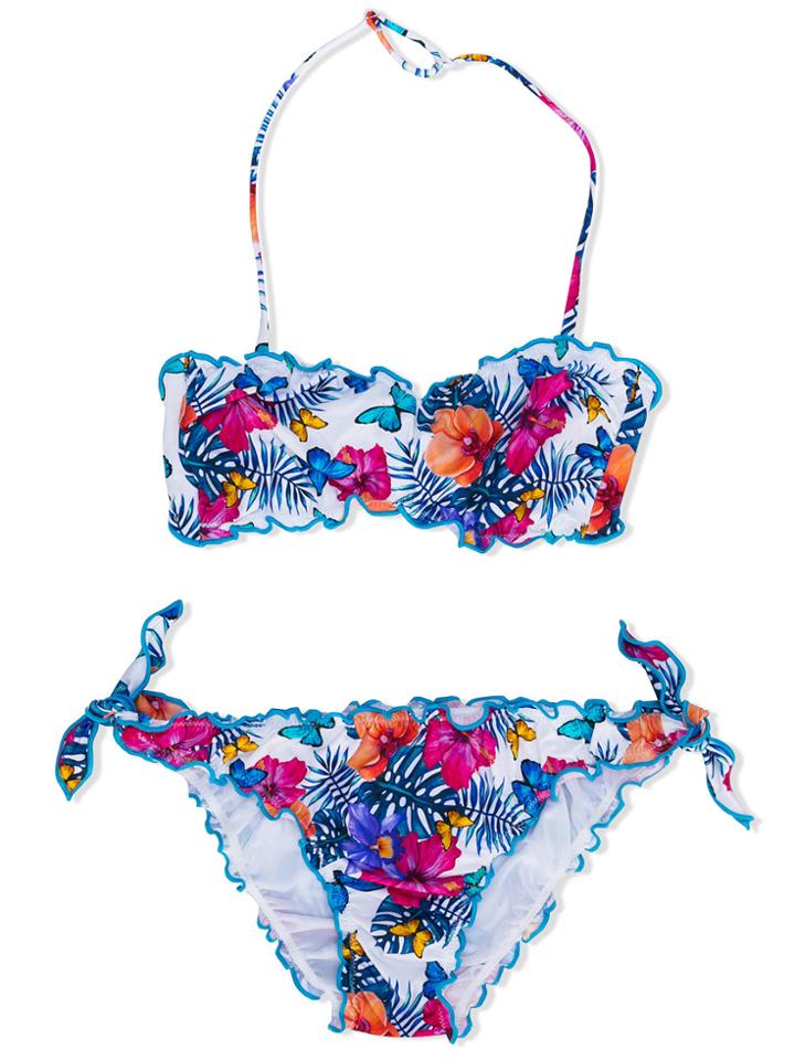 Mc2 Saint Barth Kids Teen Emy Bikini Set - Blue