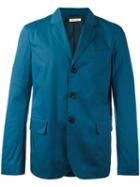 Marni Casual Three Button Blazer, Men's, Size: 50, Blue, Cotton