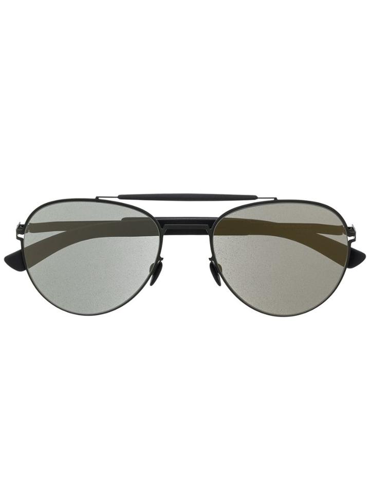 Mykita Aviator Shaped Sunglasses - Black