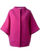 Gianluca Capannolo Bell Sleeve Coat, Women's, Size: 44, Pink/purple, Nylon/polyamide/spandex/elastane/virgin Wool