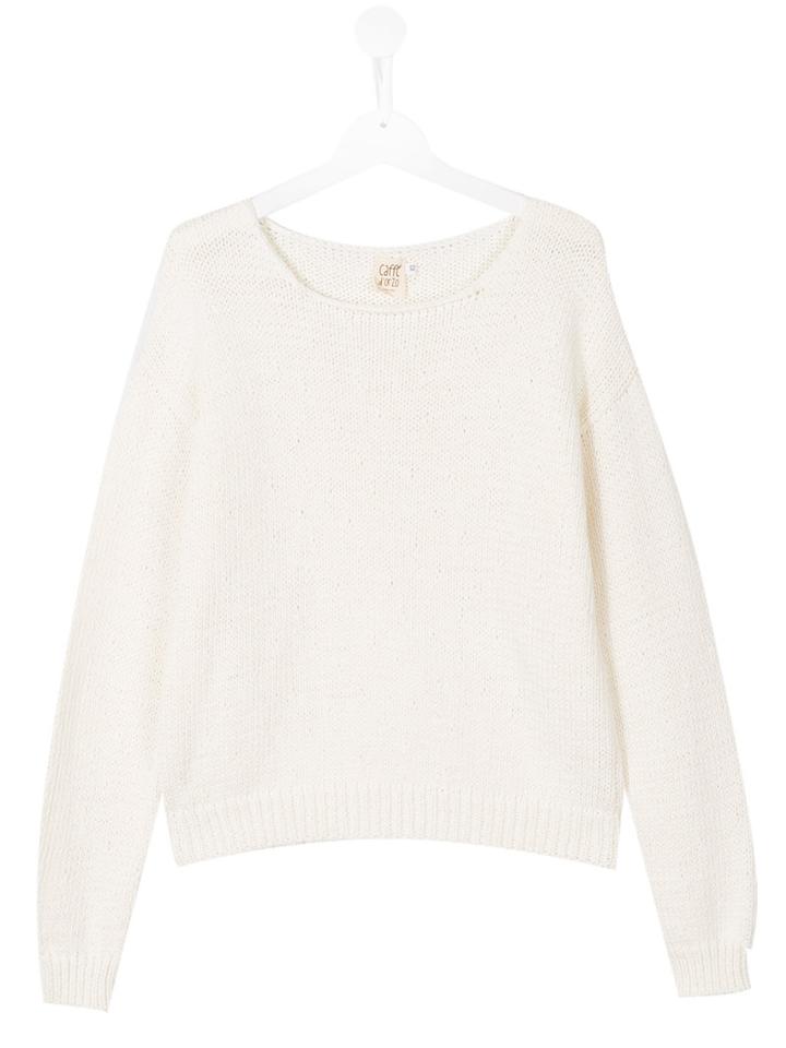 Caffe' D'orzo Anita Jumper, Girl's, Size: 14 Yrs, White