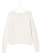 Caffe' D'orzo Anita Jumper, Girl's, Size: 14 Yrs, White