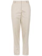 Andrea Marques Straight Trousers - Nude & Neutrals