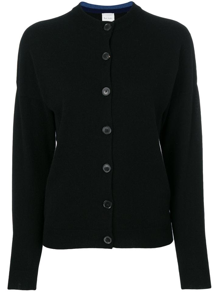 Paul Smith Front Button Fastening - Black