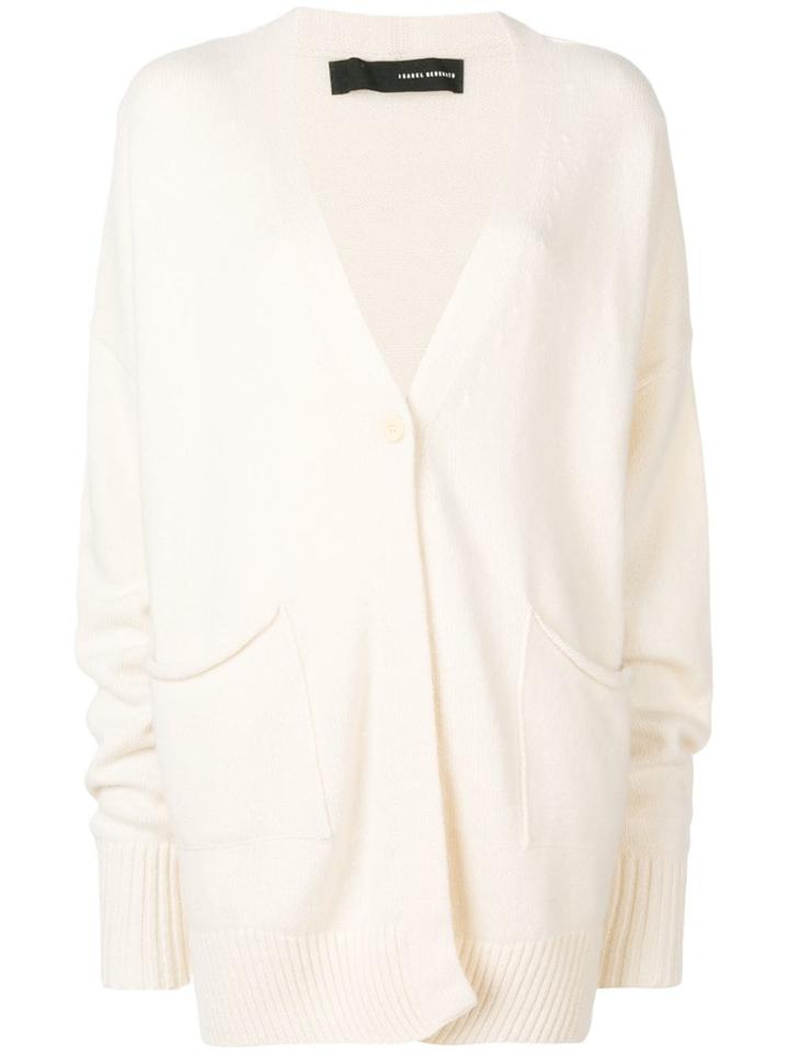 Isabel Benenato Cashmere Cardigan - White