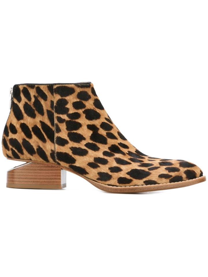 Alexander Wang 'kori' Leopard Print Ankle Boots