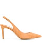 Roberto Festa Sling-back Pointed Pumps - Nude & Neutrals