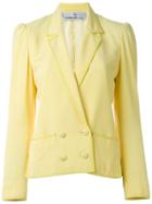 Jean Louis Scherrer Vintage Double Breasted Blazer - Yellow & Orange