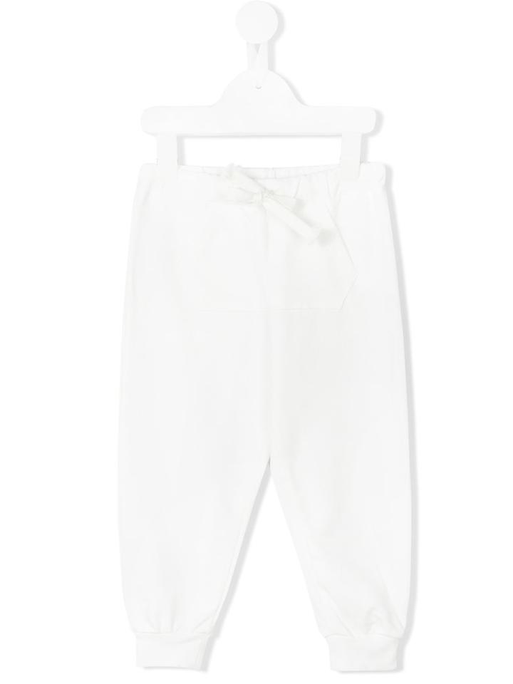 No21 Kids - Gathered Ankle Trousers - Kids - Cotton/spandex/elastane - 10 Yrs, White