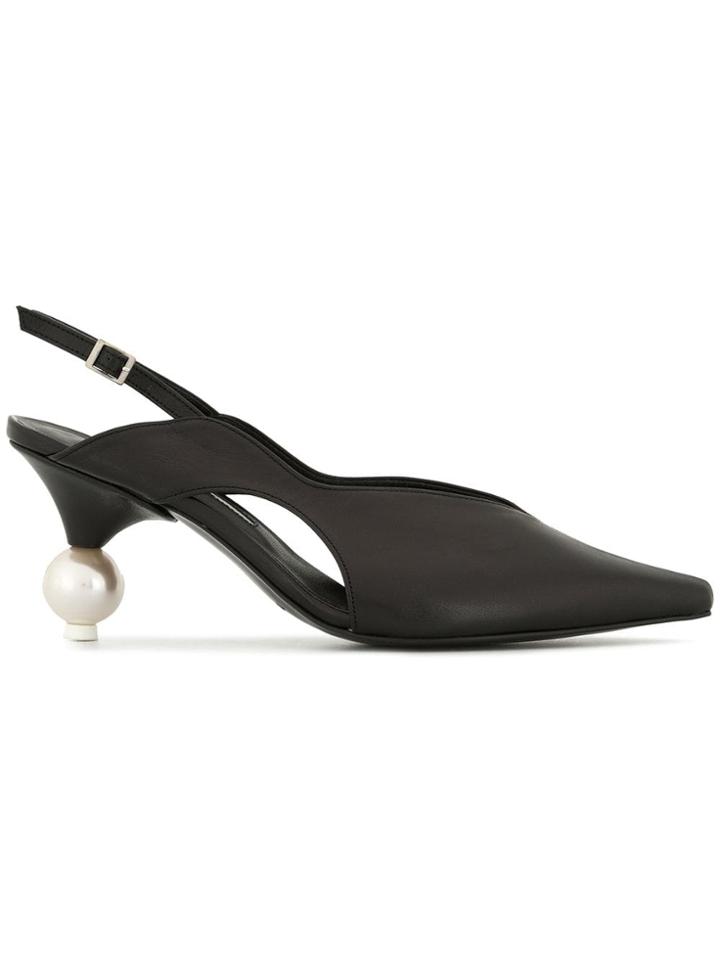 Yuul Yie Sphere Heel Slingback Pumps - Black