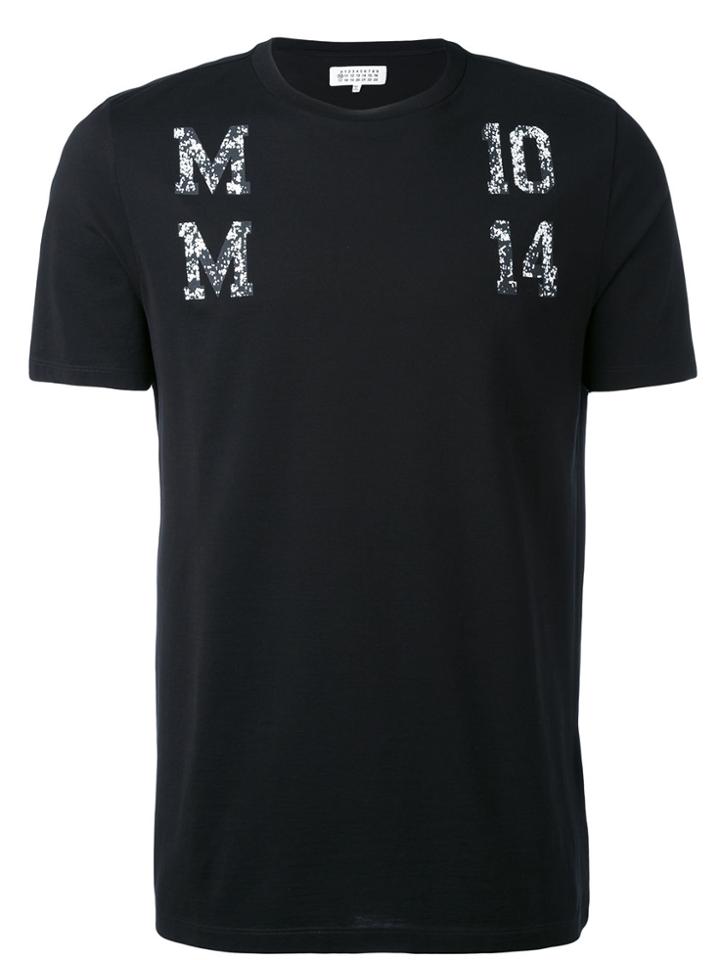 Maison Margiela Embroidered T-shirt - Black