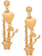 Versace Barocco Safety Pin Earring - Gold