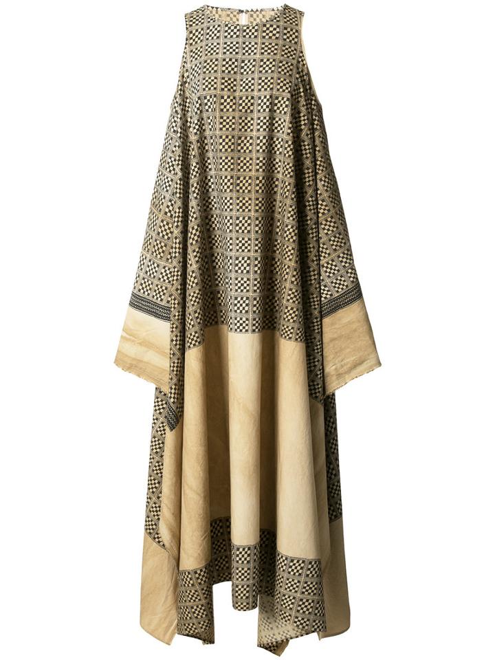 Uma Wang - Anuli Dress - Women - Cotton - M, Brown, Cotton