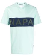 Napa Silver Logo T-shirt - Blue