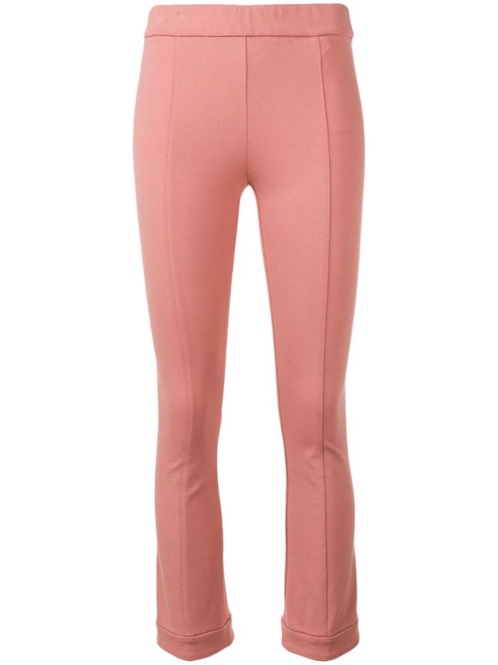 Twin-set Elasticated Slim Trousers - Pink