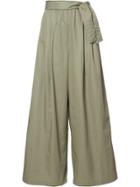 Tome Tie Fastening Karate Trousers - Green