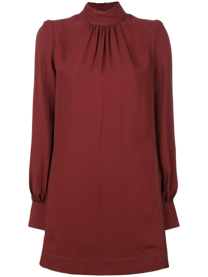 Marc Jacobs Roll-neck Dress - Red