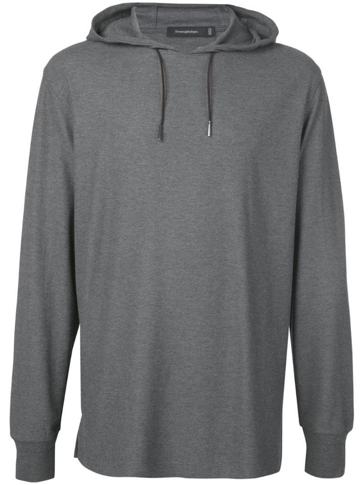 Ermenegildo Zegna Classic Hoodie - Grey